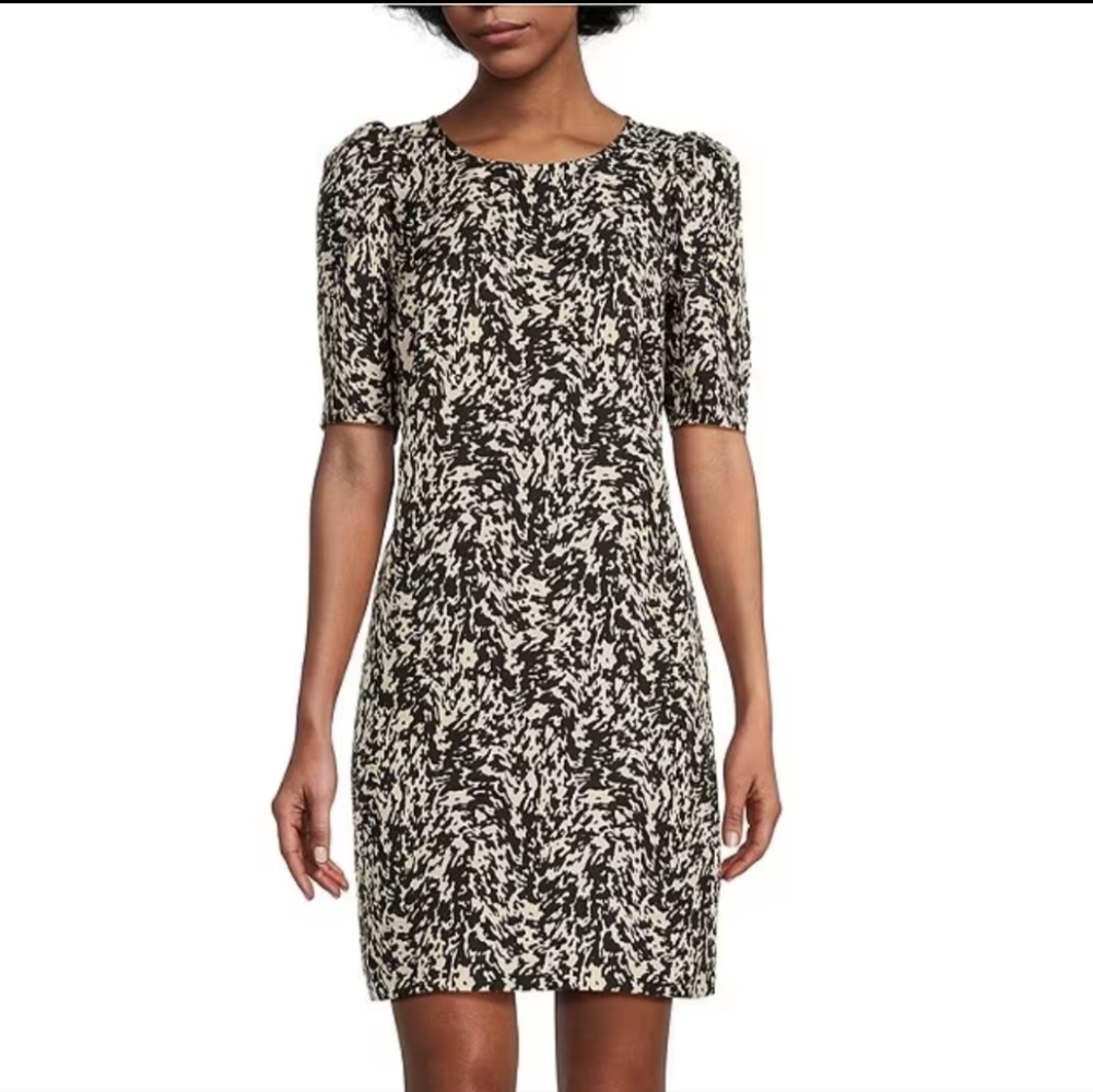 NWT Black and Cream Dress